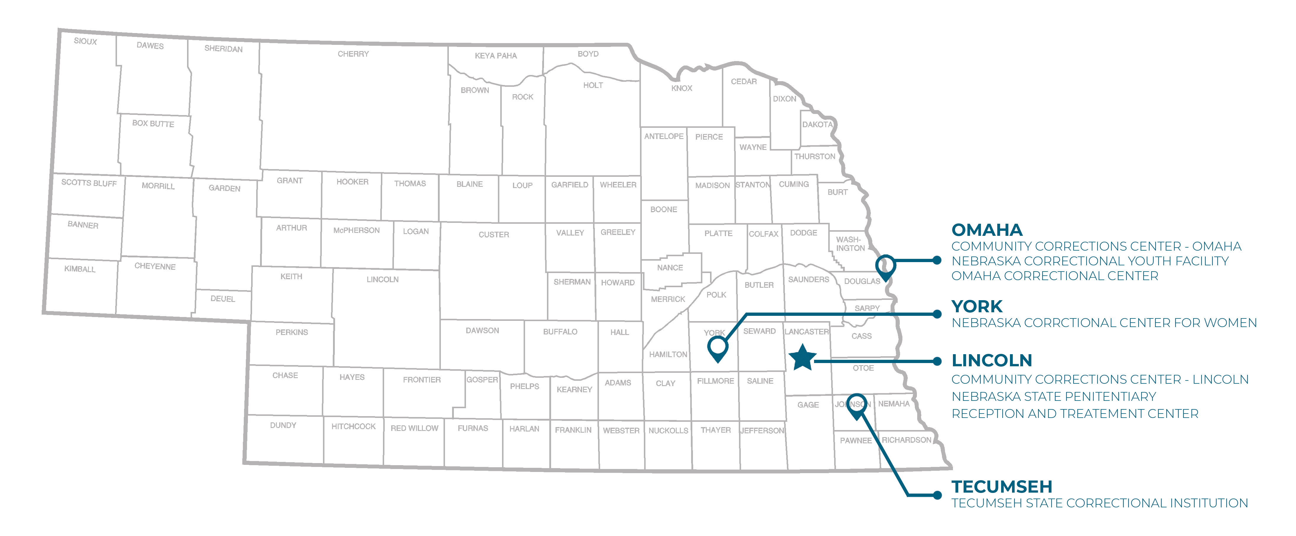 Facility Location Map