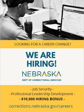hiring corporals bonus nebraska facilities four corrections offered currently being